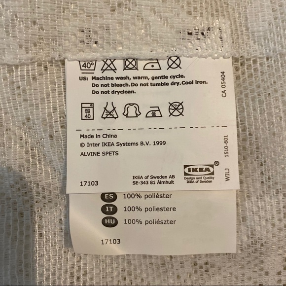 ***SOLD!*** IKEA Lace Curtain Panels - Picture 8 of 8